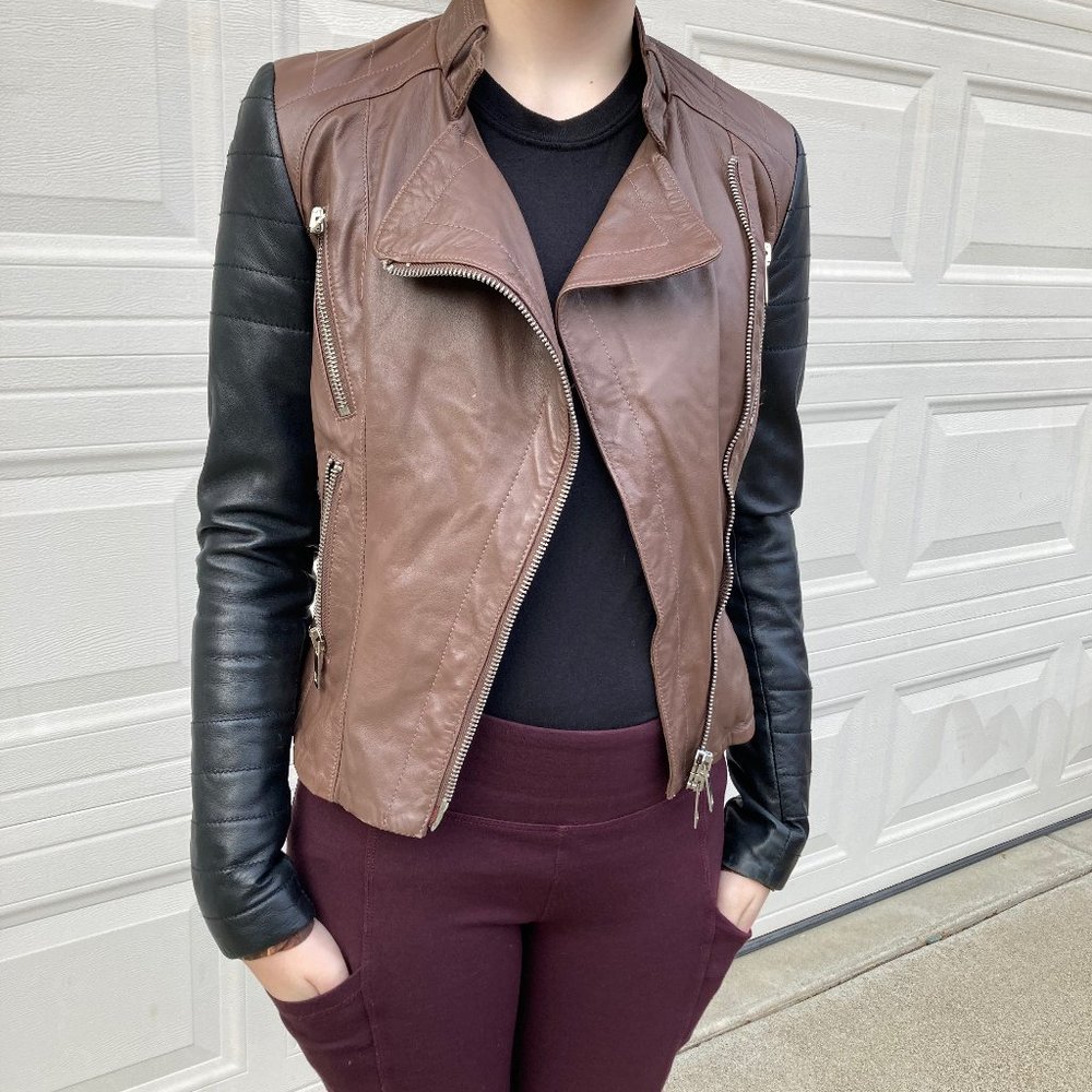 Leather Moto Jacket